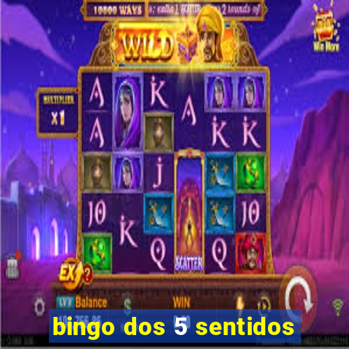 bingo dos 5 sentidos